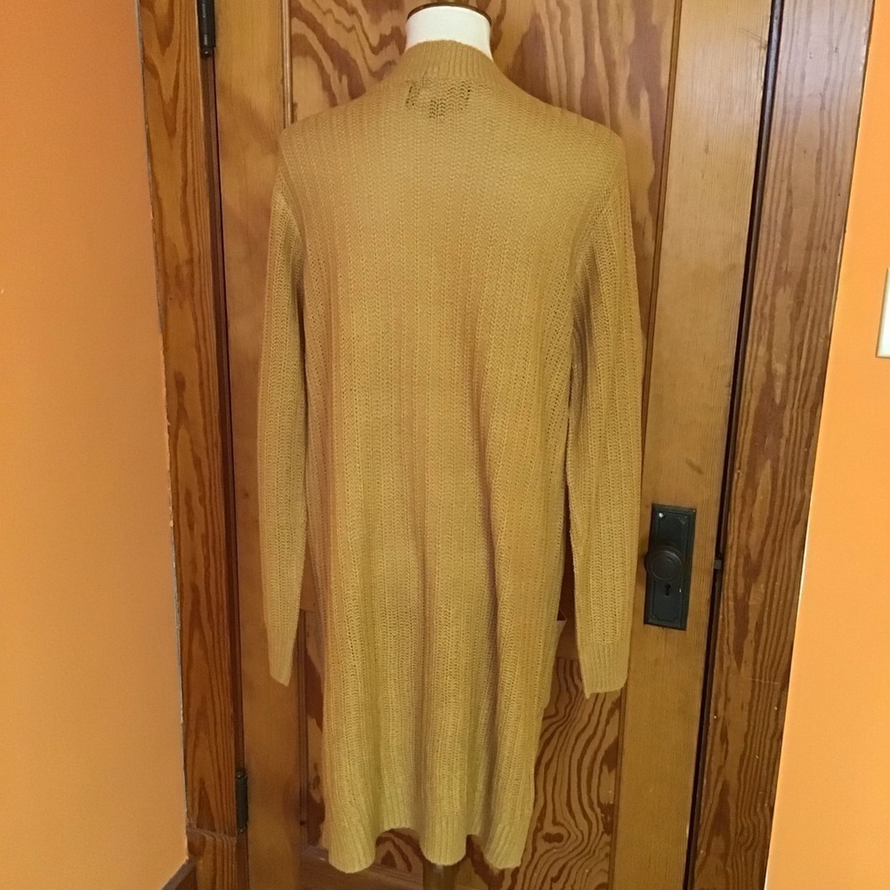 Ambiance apparel gold oversized sweater coat - Picture 8 of 8